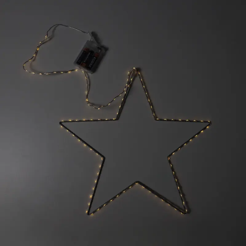 Светодиодный декор AKS тип 4 ( Звезда 40см 104LED, 3АА )_preview_9