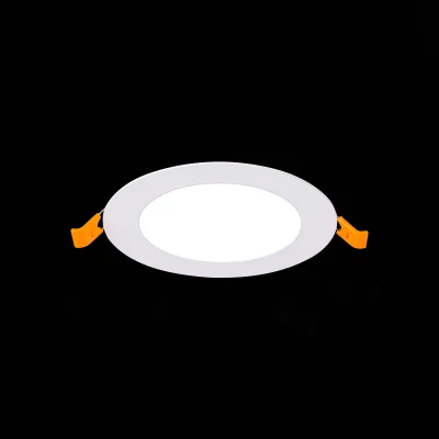 Св-к встр. Белый LED 1*6W 3000K 330Lm Ra80 110° IP20 D120xH8 90-265V Встраиваемые светильники фотография