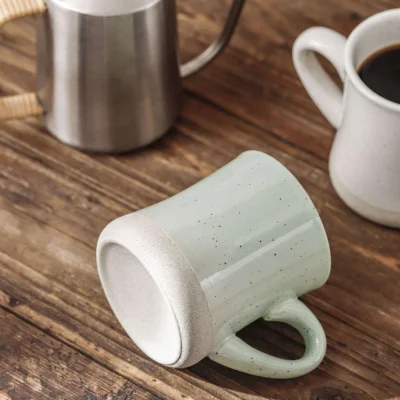 Кружка STONE CLAY, керамика, светло-зеленый, 8,5*12*10см_5