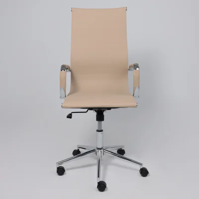 Кресло поворотное EVELIN, экокожа, бежевый_13