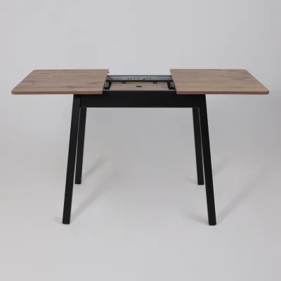 Стол TIRK RADIAL-94, раздвижной 94(126)х64, Дуб Веллингтон/Чёрный_20