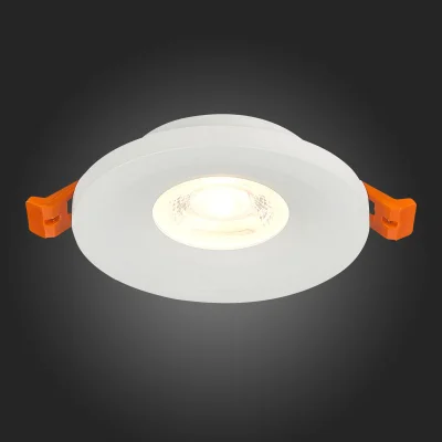 Св-к встр. Белый GU10 1*50W  D95xH27 220V Без ламп Встраиваемые светильники_2