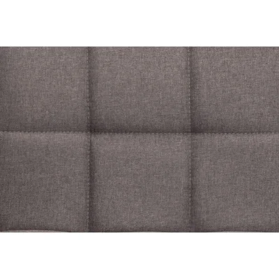 Кресло барное ROSIO, серая ткань/хром_2