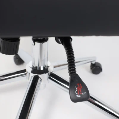 Кресло поворотное LOREAN, черная экокожа/хромированный металл_16