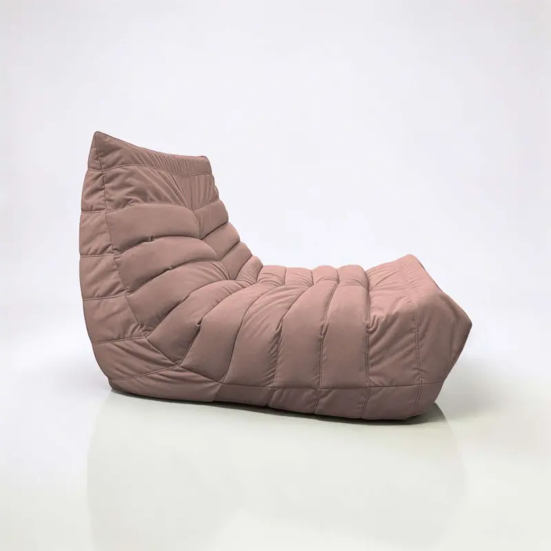 Бескаркасное кресло Француз SLIM BeanBag 70*35 / микровелюр, Фламинго_preview_3