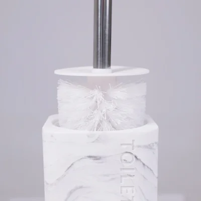 Ершик для унитаза NOVA, белый мрамор_4