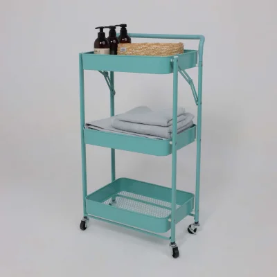 Этажерка NIKA, голубая (бирюзовый)_12