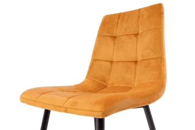 Стул DALLAS, горчичный велюр 68/черный_8