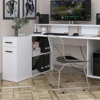 Стол компьютерный SKILL-2, белый_5