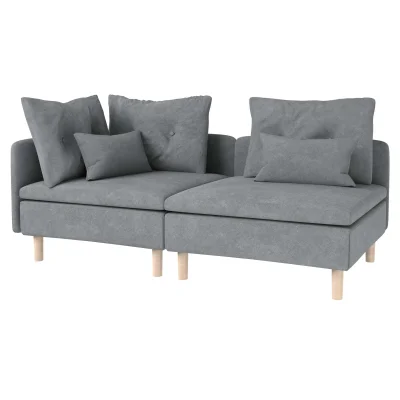 Модуль пуф Линту Prince Ash, серый_11