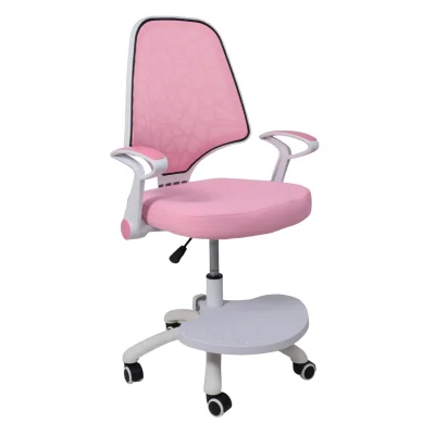 Кресло поворотное CINEMA, ткань, розовый фотография