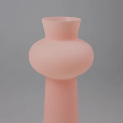 Ваза стеклянная RADIANCE, розовый, 13*29см_4