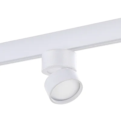 Магнитный трековый светильник Белый LED 1*9W 3000K 550Lm Ra>90 120° IP20 D85xH126 48V SKYLINE 48_4