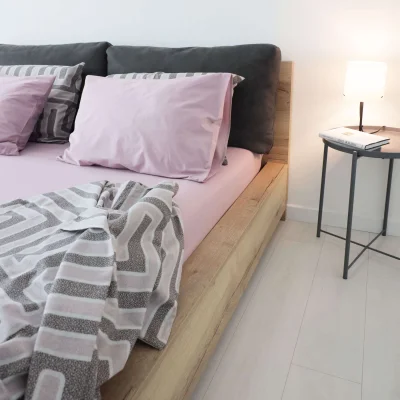 Комплект постельного белья 2СП поплин набивной (серо-коричневый, геометрия 31)_3