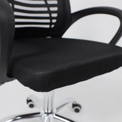 Кресло рабочее CONSUL NEW, ткань/сетка, черный (с подголовником)_17