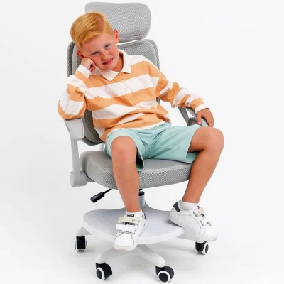 Кресло поворотное TWINS, ткань, cерый_11