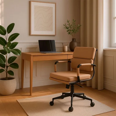 Кресло рабочее INDIGO, LB кофейный/черный_2