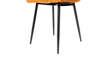 Стул DALLAS, горчичный велюр 68/черный_11