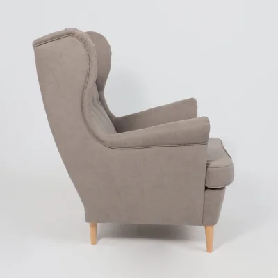 Кресло для отдыха Тойво Prince Taupe, бежевый (натуральные опоры) BY_5