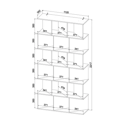 Стеллаж SKILL-31, антрацит_5