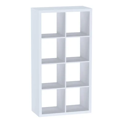 Стеллаж ФОРА 8  76х146х38см, белый фотография