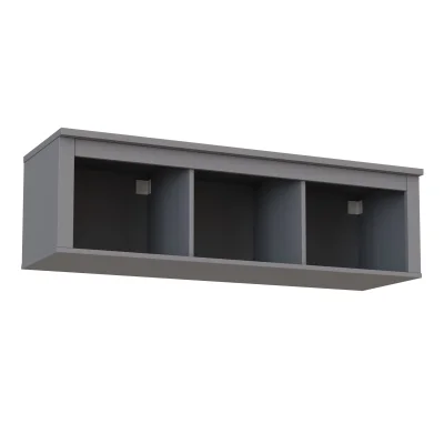 Полка навесная САГА 3 секции, серая (2.08.17.150.4 RU) фотография