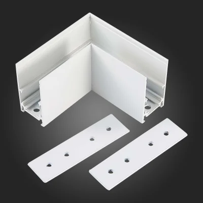 Угол-соединитель для подвесного / накладного магнитного шинопровода  ST-Luce Белый SKYLINE 48_2