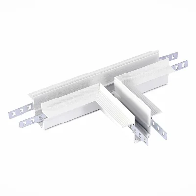 Коннектор T-образный для встраиваемого магнитного шинопровода под ГКЛ 12мм ST-Luce Белы SKYLINE 48_3