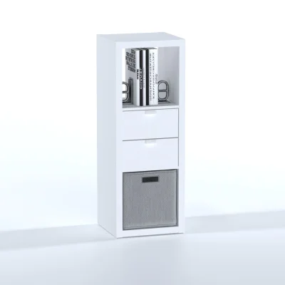 Стеллаж ФОРА 3  112х41х38см, белый_2