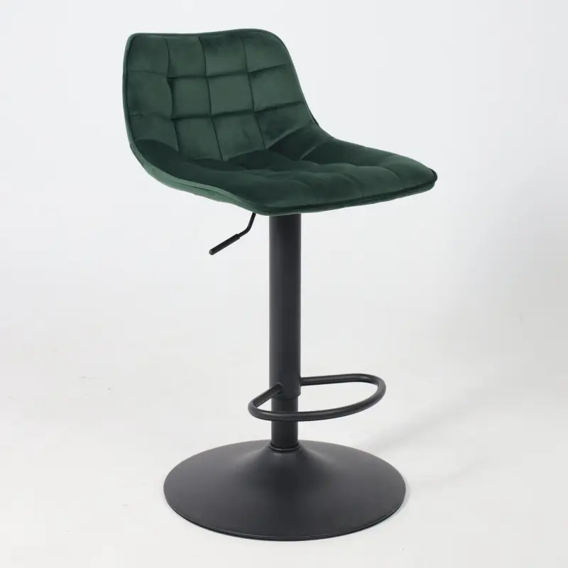 Стул барный TWIX, зеленый велюр HCJ-19/ черный_preview_3