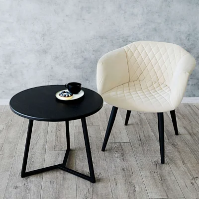 Стол журнальный SMT-60 BD, дуб черный/черный_2