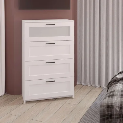 Комод НАВИ 4 ящика (1 ящик со стеклом), белый (2.15.02.030.1 RU)_6