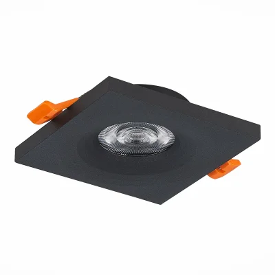 Св-к встр. Черный GU10 1*50W  L94xW94xH27 220V Без ламп Встраиваемые светильники_6