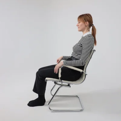 Кресло DUNE, экокожа, кремовый_12