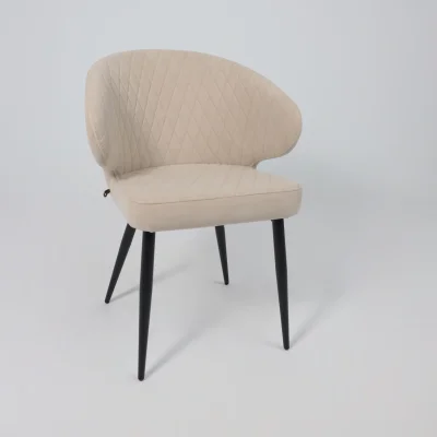 Стул ROB, b03 CREAM LUX\черный_12