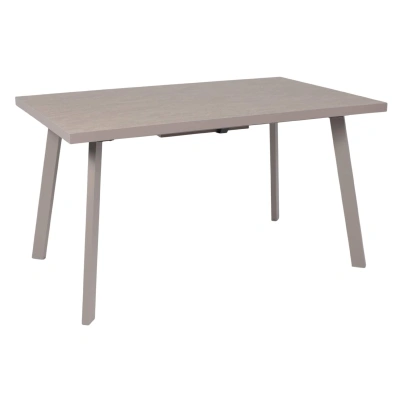 Стол BORG-140, раздвижной 140(180)х85, Бежевый камень-HPL/Капучино фотография