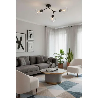 Светильник ATOM, потолочный, 3*E27, дымчатый_2