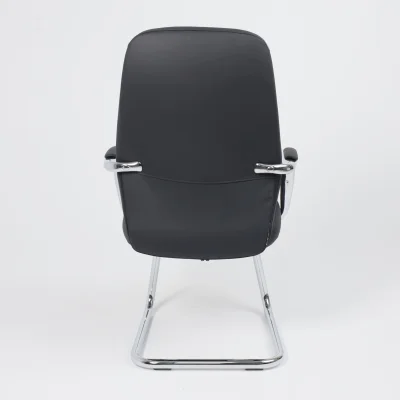 Стул VELLA, черная экокожа/хромированный металл_5