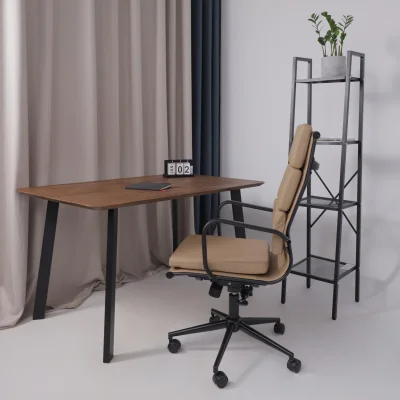 Кресло рабочее INDIGO, кофейный/черный_9