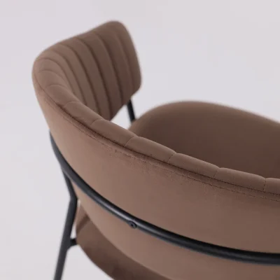 Стул AV 433, шоколадный бархат Confetti chocolate/черный_14