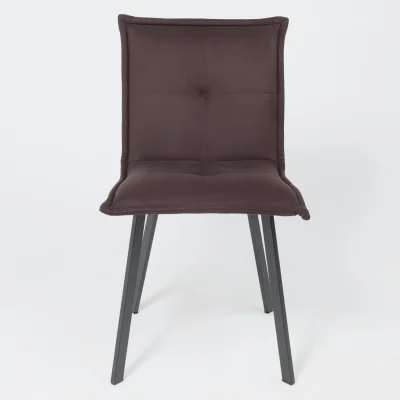 Кресло РУБИК U Velutto 24 темно-коричневый велюр/черный_12