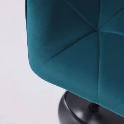 Кресло барное BERLIN GB, Velutto 20 бирюзовый велюр/черный_17