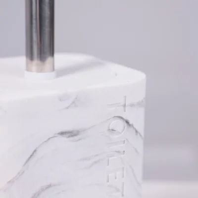 Ершик для унитаза NOVA, белый мрамор_5