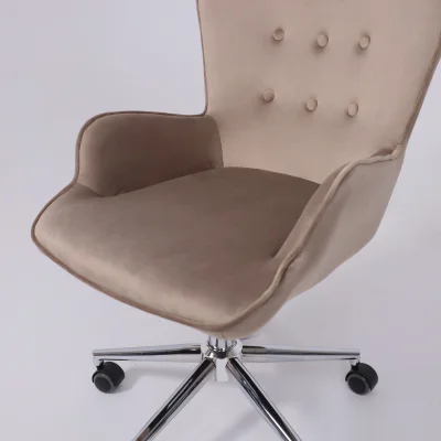 Кресло поворотное BELLA, велюр/бежевый_10