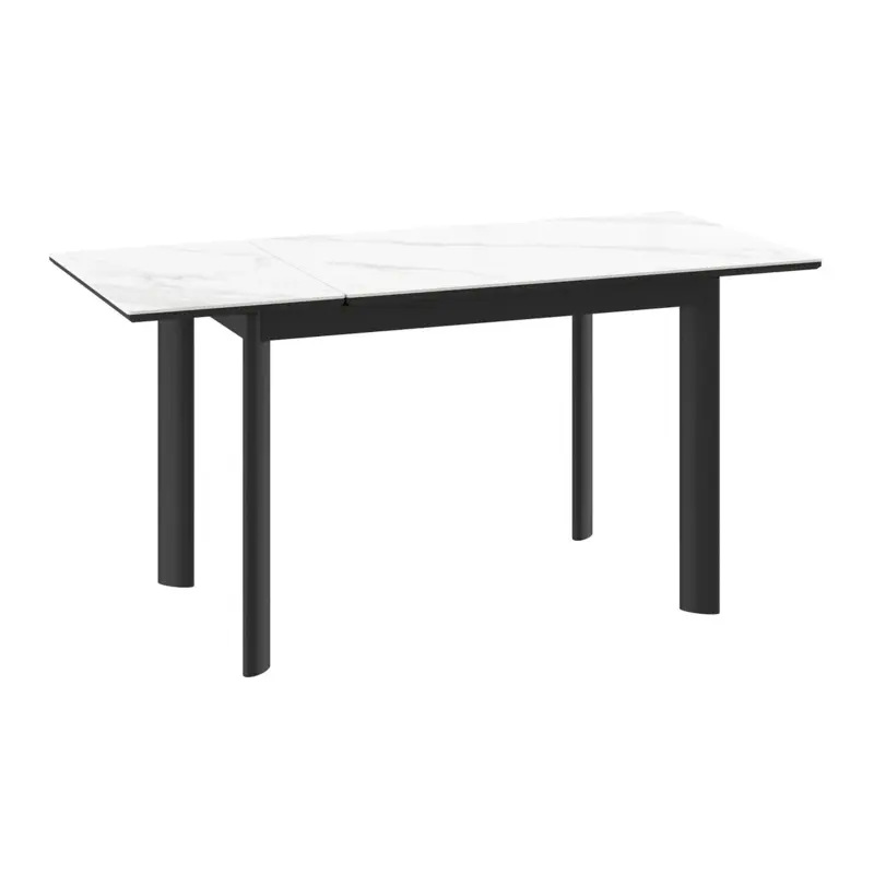 Стол МАРК-110, закругленный раздвижной 110(155)х70, КАЛАКАТТА СТ КЕР/ЧЕРНЫЙ_preview_2
