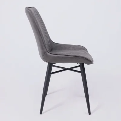 Стул Devis, винтажный серый Dallas-003/черный_7