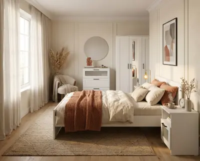 Спальня НАВИ, белый. Комплект №1 фотография