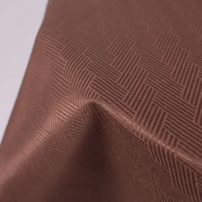 Скатерть, 220*145см, полоска-косичка 2598, коричневый 09-0902_4