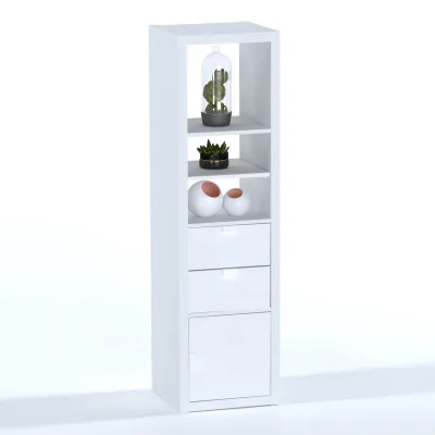 Стеллаж ФОРА 4Л 146х41х38см, белый_16