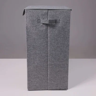Контейнер для хранения белья MACKENZIE-4, серый, 30*30*60см_4